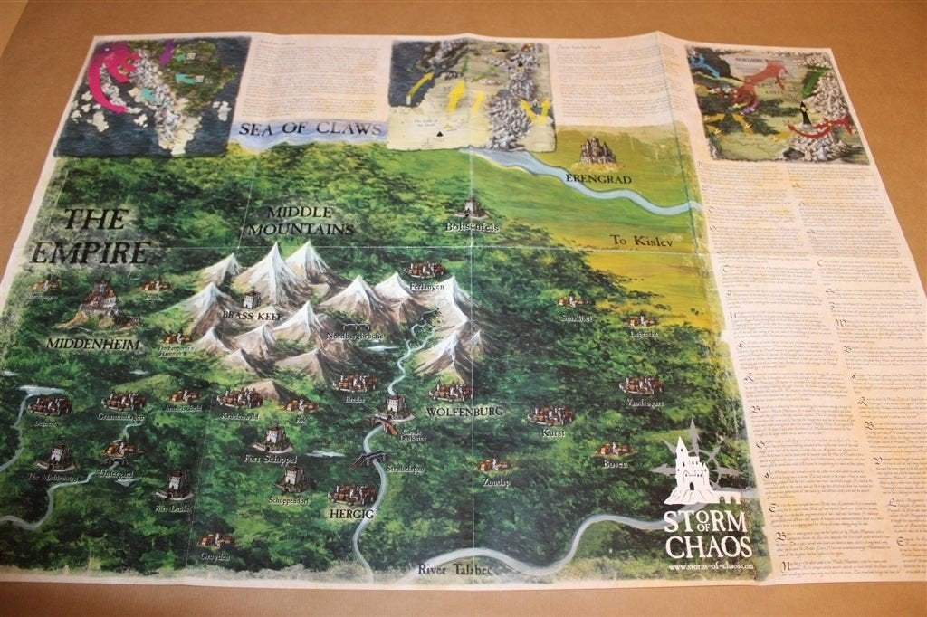 Warhammer Storm of Chaos — Dubbelzijdige Poster 2004, Gebruikt, -, -, Warhammer