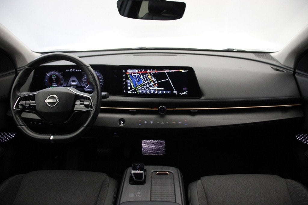 Nissan ARIYA Evolve 66 kWh - Carplay, Camera, Adapt. Cruise,, Auto's, Gebruikt, Met garantie (alle), 40 min, Zwart