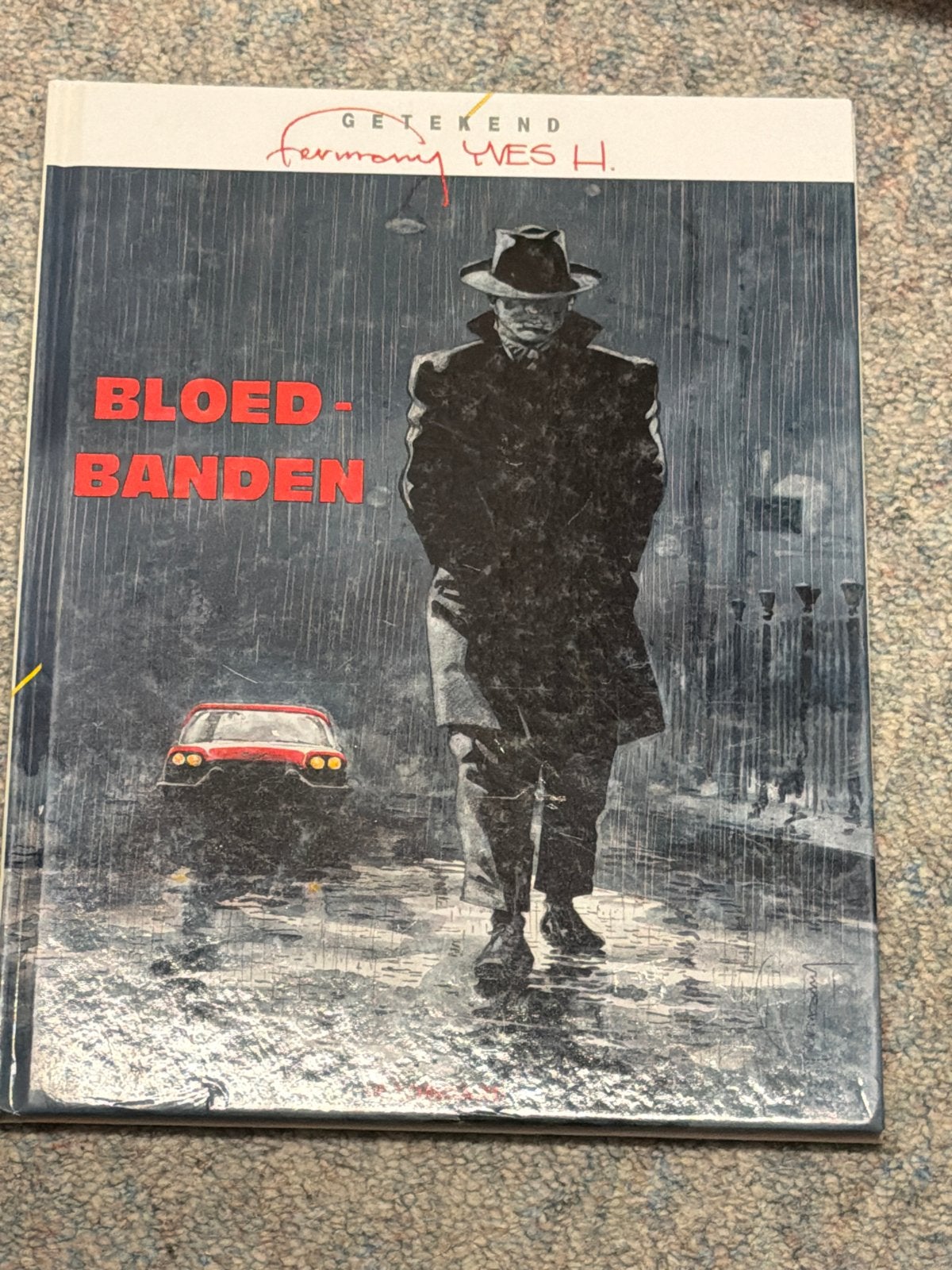 Bloed-Banden - Getekend door Hermann, scenario Yves H., Eén stripboek, Ophalen of Verzenden, Zo goed als nieuw
