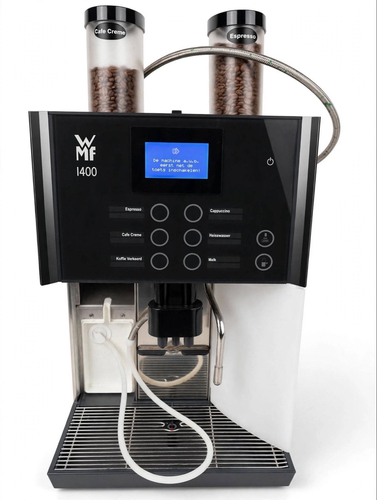 WMF 1400 Koffiemachine - Professionele Espresso & Café Crème, Witgoed en Apparatuur, Ophalen, Afneembaar waterreservoir, 10 kopjes of meer