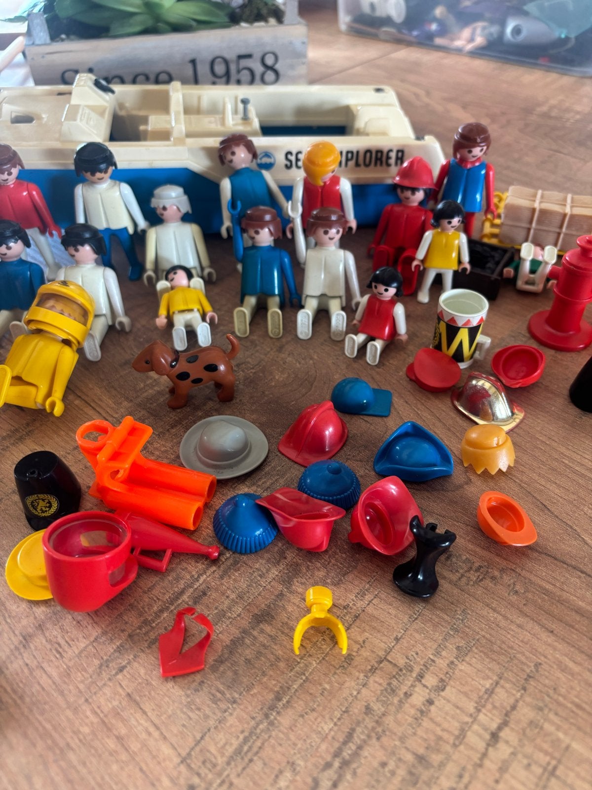 Vintage Playmobil Jaren '80 - Sea Explorer met Figuren, Kinderen en Baby's, Speelgoed | Playmobil, Gebruikt, Complete set, Ophalen of Verzenden
