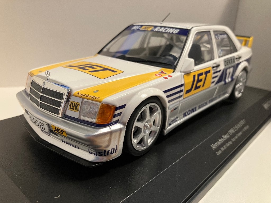 Mercedes 190 E 2.5 16v Evo 1 DTM 1990  J v Ommen nr 17  1/18, Ophalen of Verzenden, Nieuw, Auto, MiniChamps