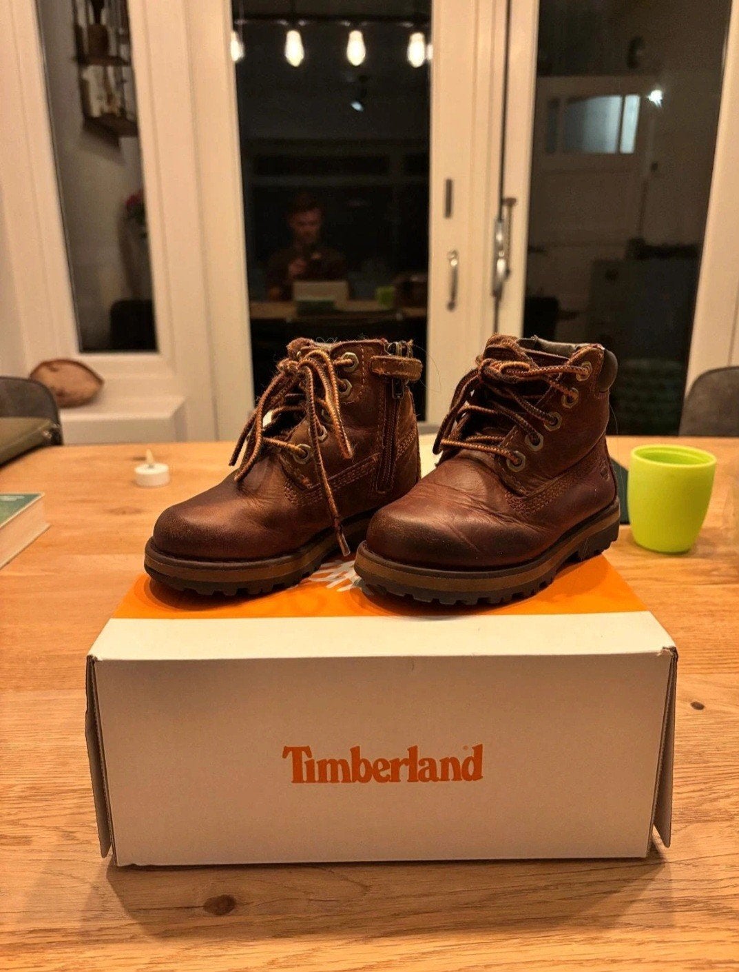 Timberland baby laarzen maat 24, Gebruikt, Timberland, Jongen of Meisje, Ophalen of Verzenden