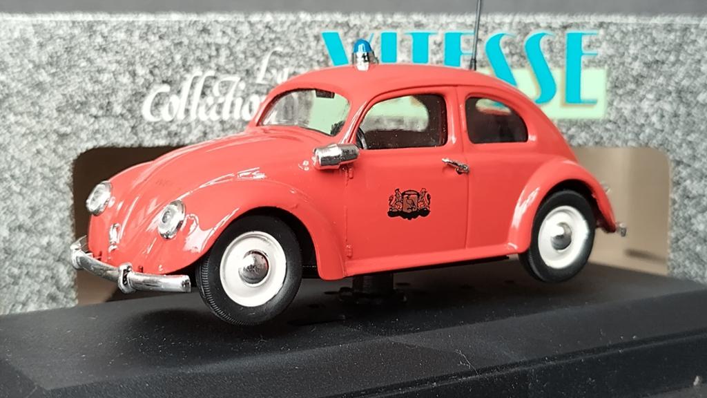 Volkswagen VW kever Brandweer Den Haag 1;43 Vitesse Pol, Hobby en Vrije tijd, Modelauto's | 1:43, Overige merken, Auto, Verzenden