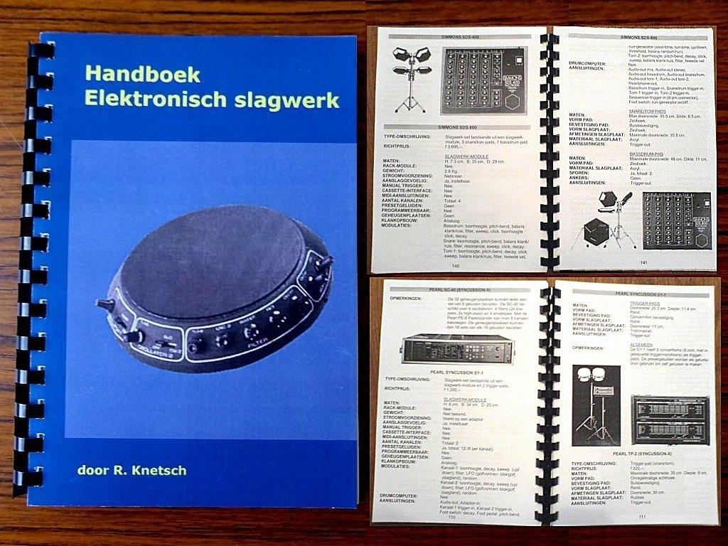 Handboek elektronisch slagwerk - beschrijft 190 instrumenten, Ophalen of Verzenden, Nieuw, Overige merken, Elektronisch