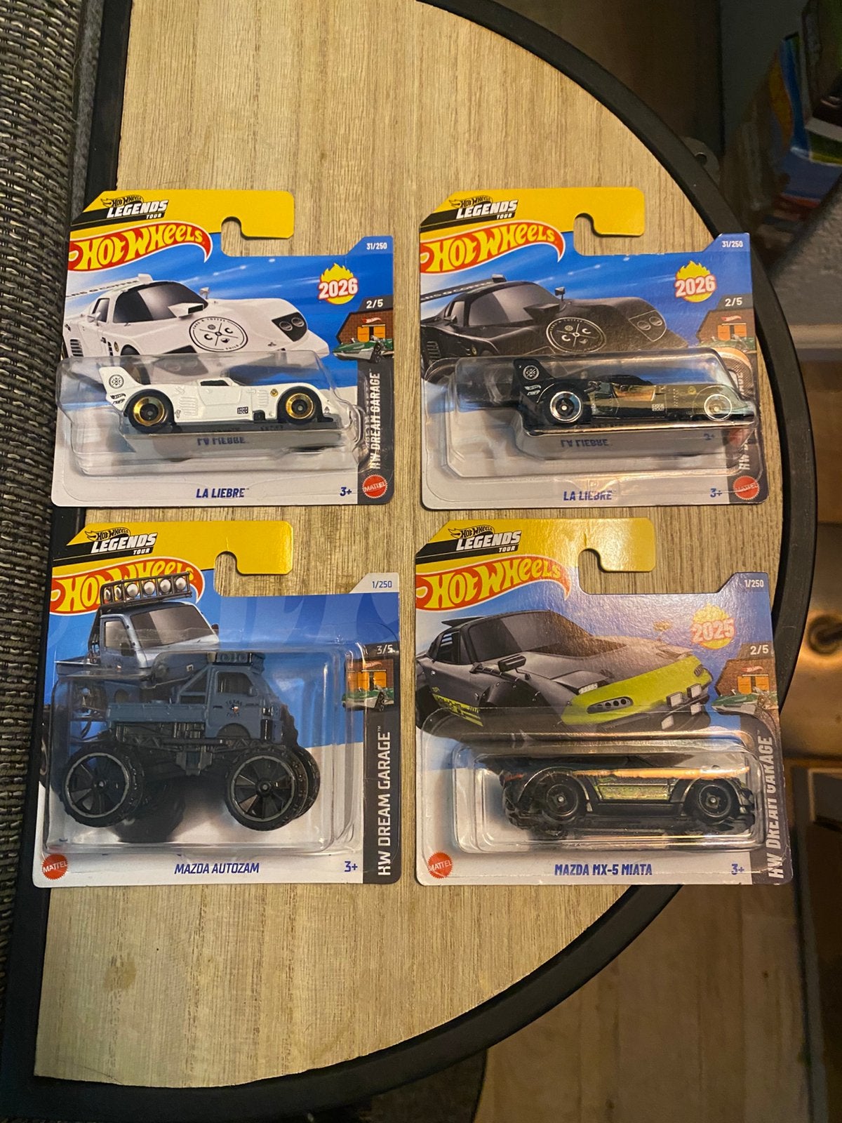 Hot Wheels Legends Tour Mazda Miata Autozam La Liebre, Ophalen of Verzenden, Nieuw, Auto