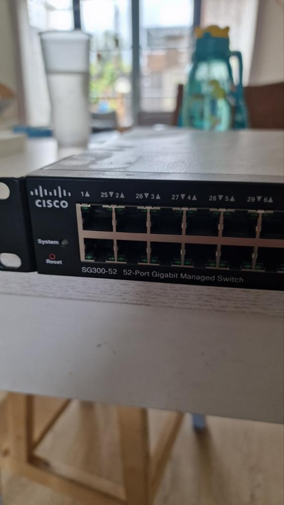 Cisco SG300-52 Gigabit Managed Switch – 52 poorts, Computers en Software, Netwerk switches, Ophalen