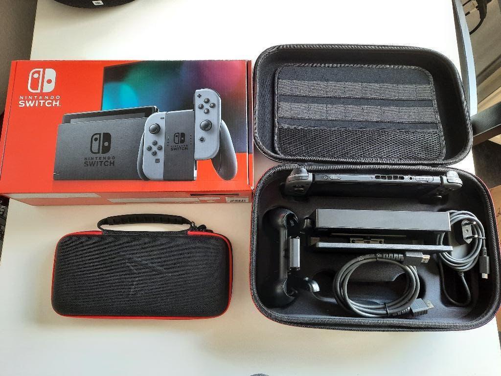 Nintendo Switch met Doos + 128GB MicroSD, Spelcomputers en Games, Spelcomputers | Nintendo Switch, Gebruikt, Switch 2019 Upgrade