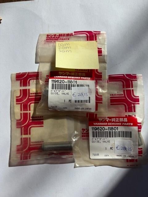 3 st Yanmar valve guide GM serie, Ophalen of Verzenden, Nieuw, Motor en Techniek