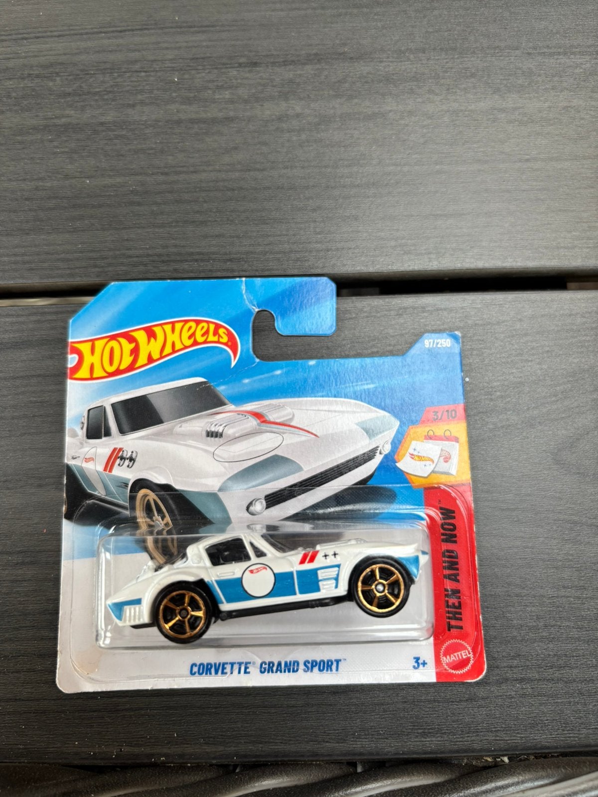 Hotwheels corvette grand sport, Ophalen of Verzenden, Zo goed als nieuw, Auto
