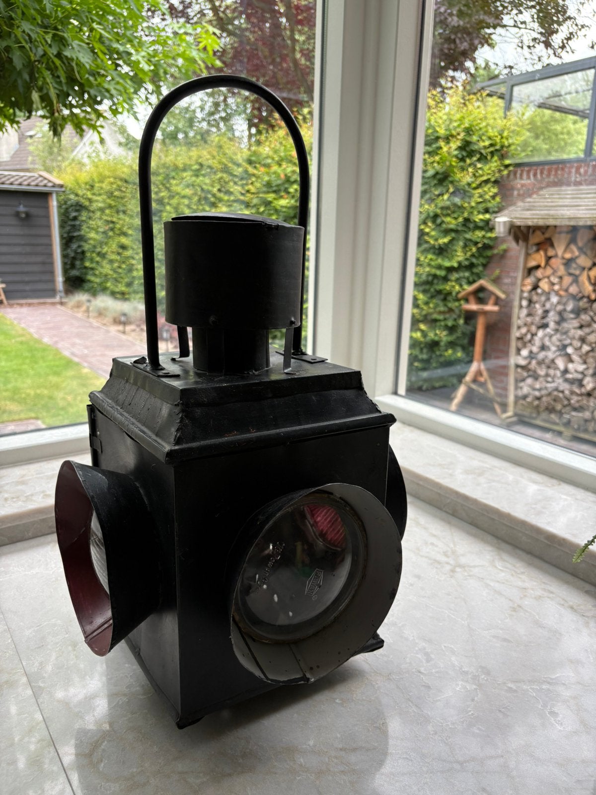 Antieke seinlamp spoorwegen, Ophalen of Verzenden