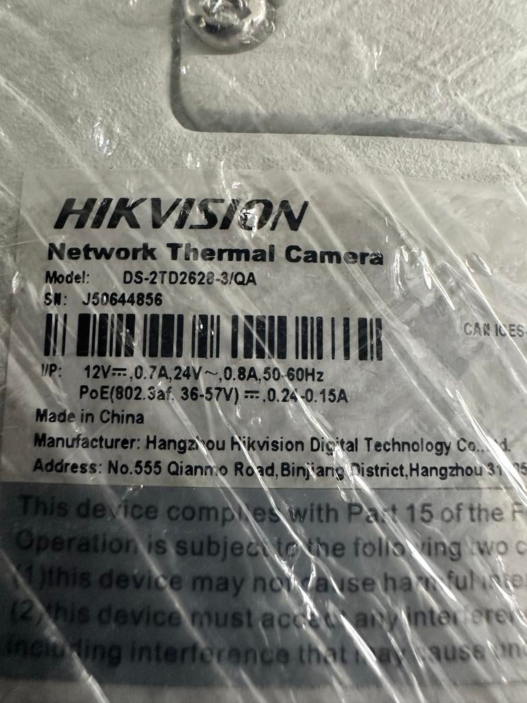 Professionele Hikvision beveiligingsset (thermisch + dome), Audio, Tv en Foto, Videobewaking, Ophalen of Verzenden, Zo goed als nieuw