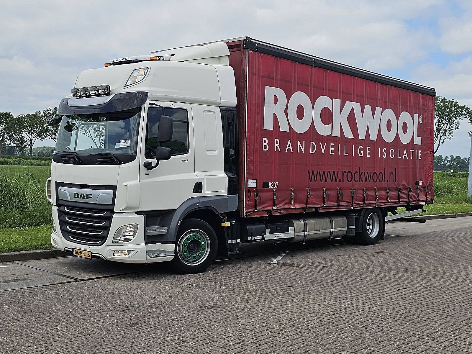 DAF CF 450 lzv, Auto's, Automaat, Euro 6, Wit, Origineel Nederlands
