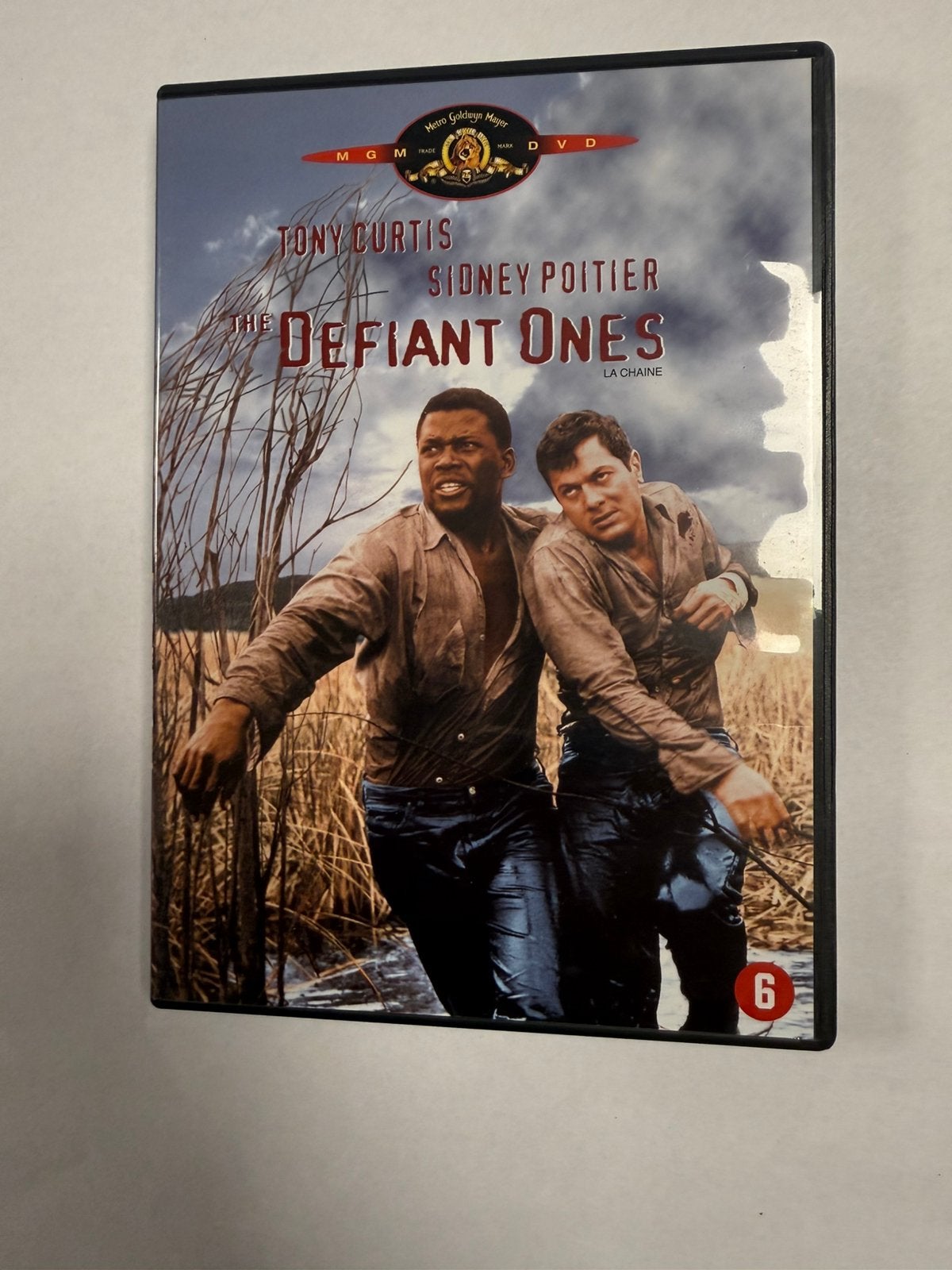 The Defiant Ones (1958) met oa Tony Curtis en Sidney Portier, Ophalen of Verzenden, Zo goed als nieuw, Actie en Avontuur, 1940 tot 1960