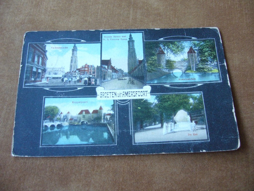 AMSERSFOORT  =:  5 LUIK  1921, Verzenden, 1920 tot 1940, Gelopen, Utrecht