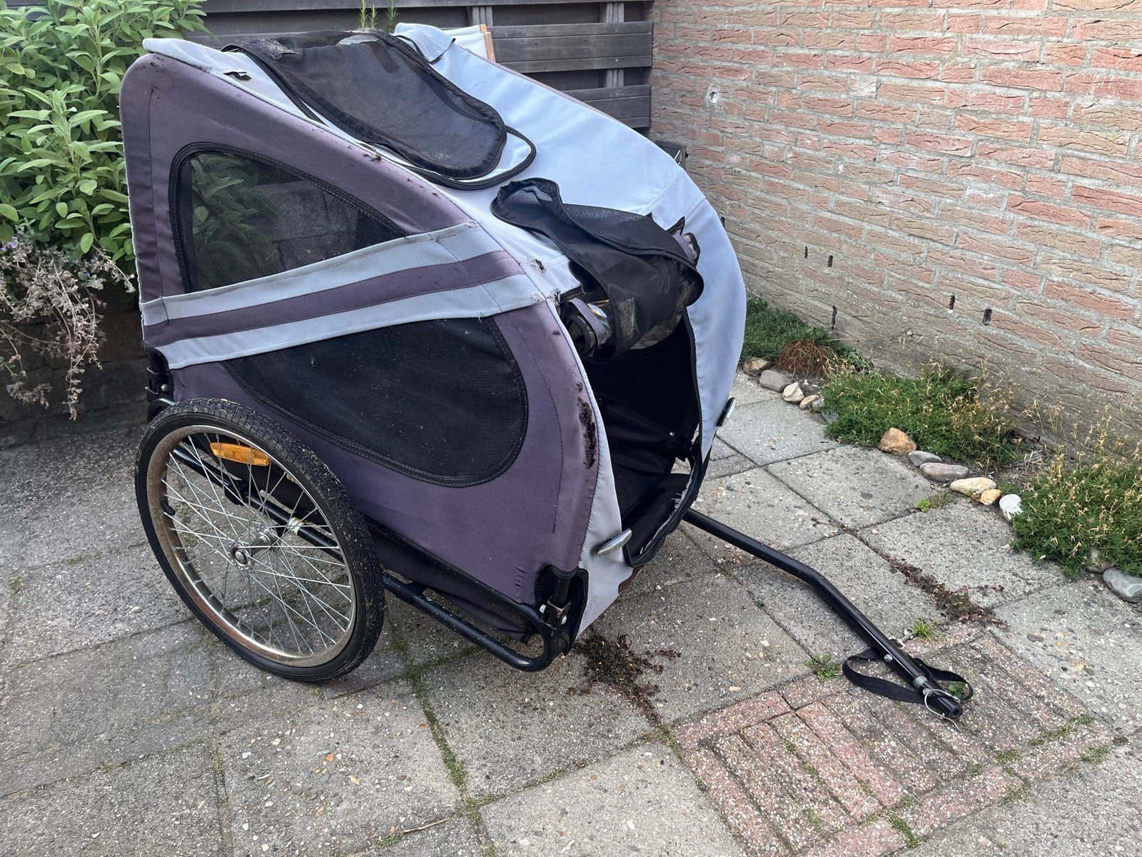 Hondenfietskar - Gebruikt maar functioneel, Ophalen, Gebruikt, Opvouwbaar, 20 tot 40 kg