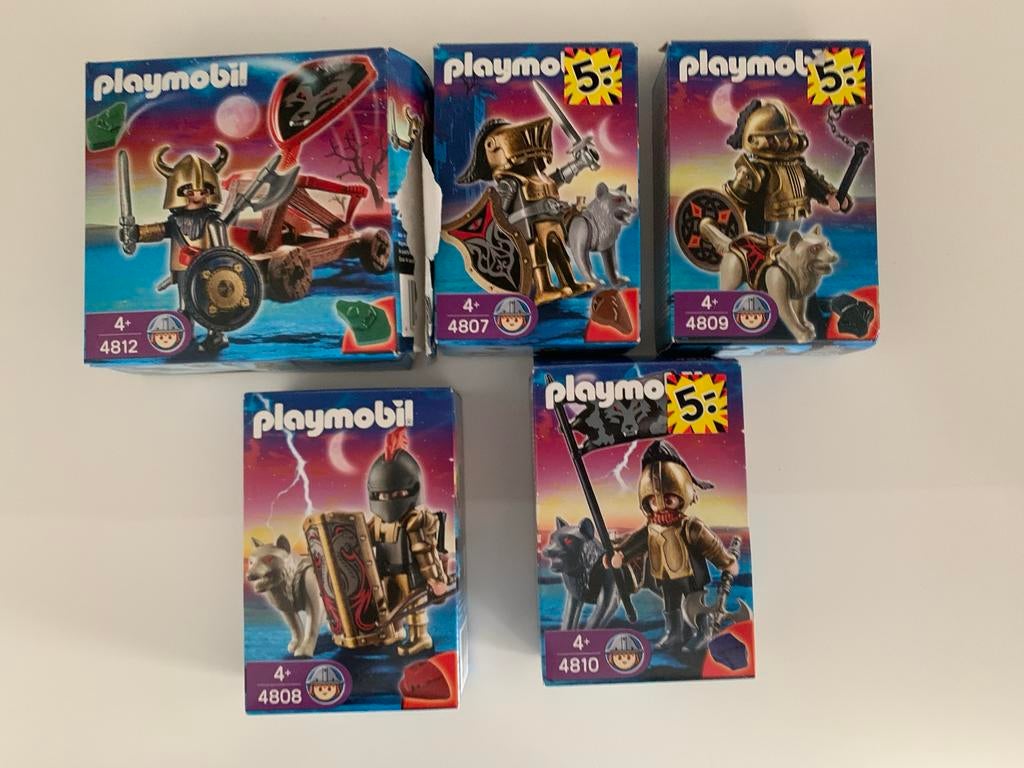 Playmobil Diverse Wolfenridder Sets, Ophalen of Verzenden, Zo goed als nieuw, Complete set