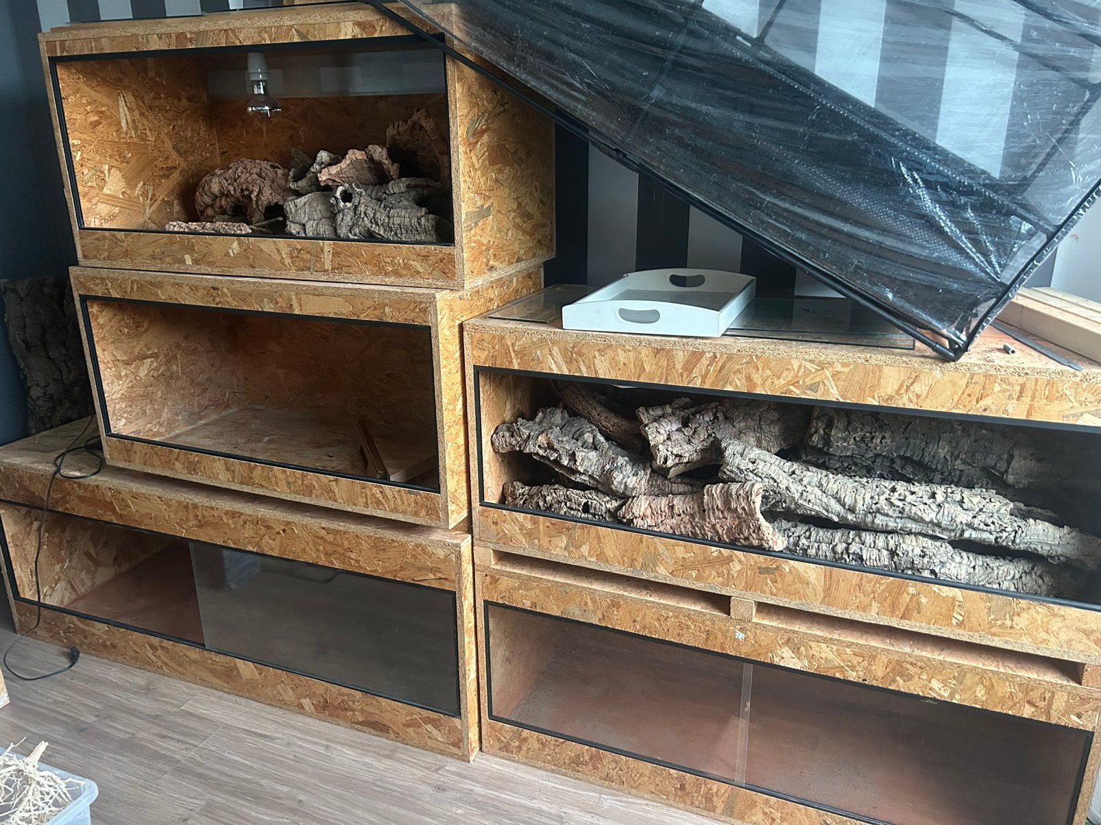Osb terraria, Dieren en Toebehoren, Ophalen, Zo goed als nieuw