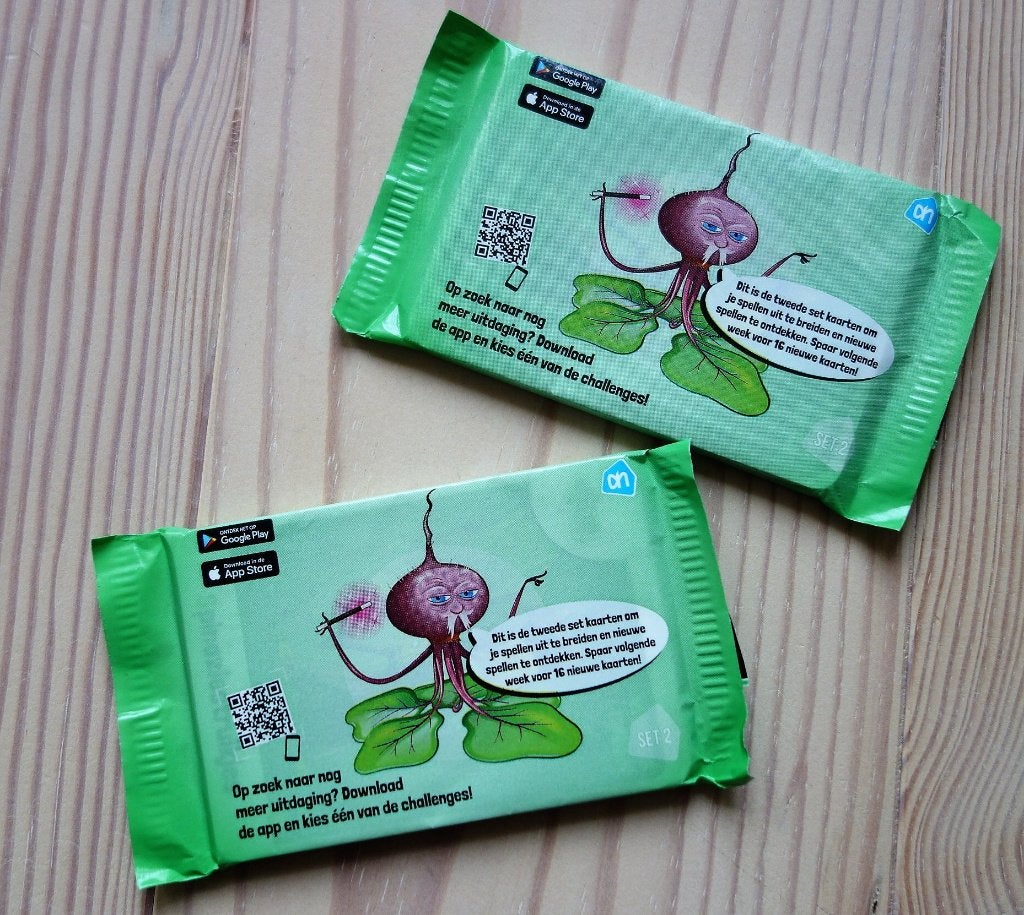 van de AH: Foodstars; 2x groen setje, set 2, Albert Heijn, Verzenden