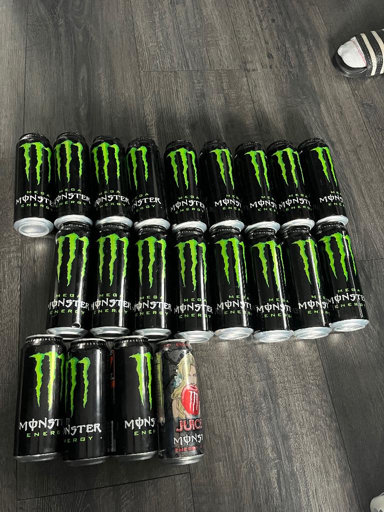 Monster blikjes 21 stuks, Ophalen of Verzenden