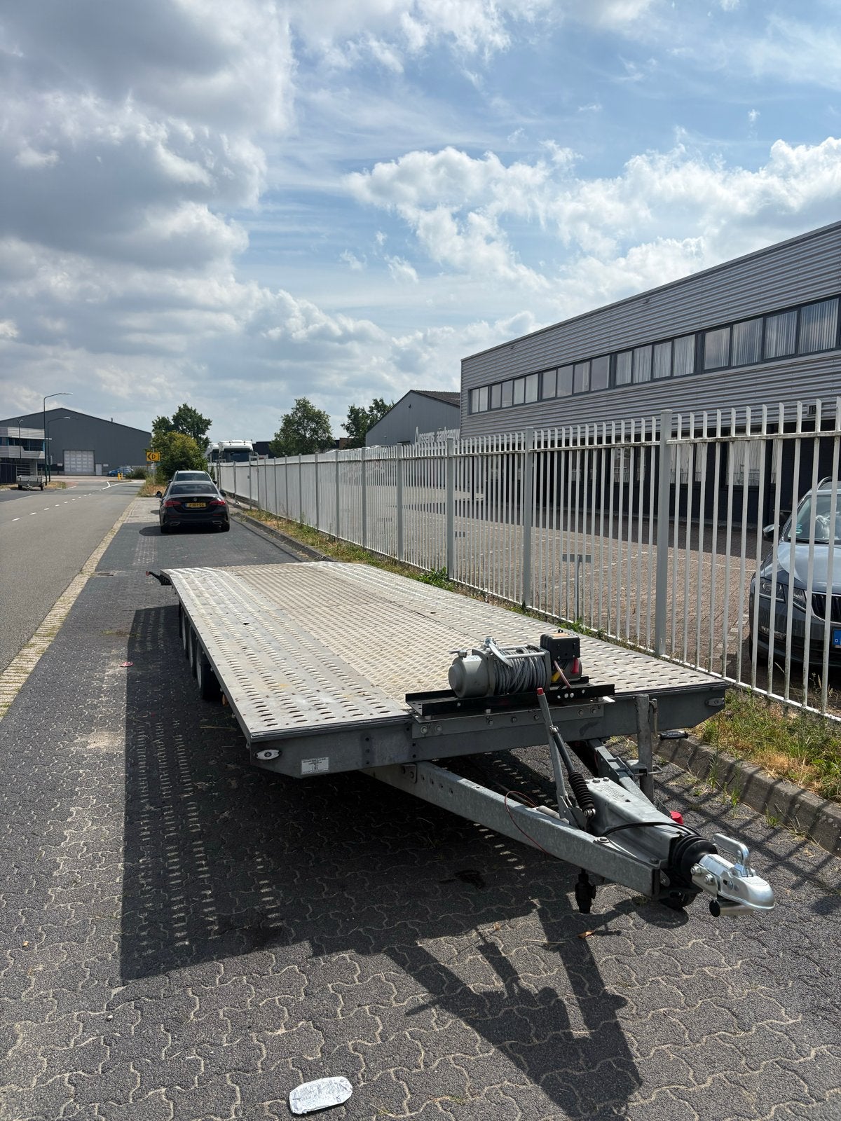 Autotransporter met lier - Ideaal voor voertuigtransport, Ophalen, Gebruikt