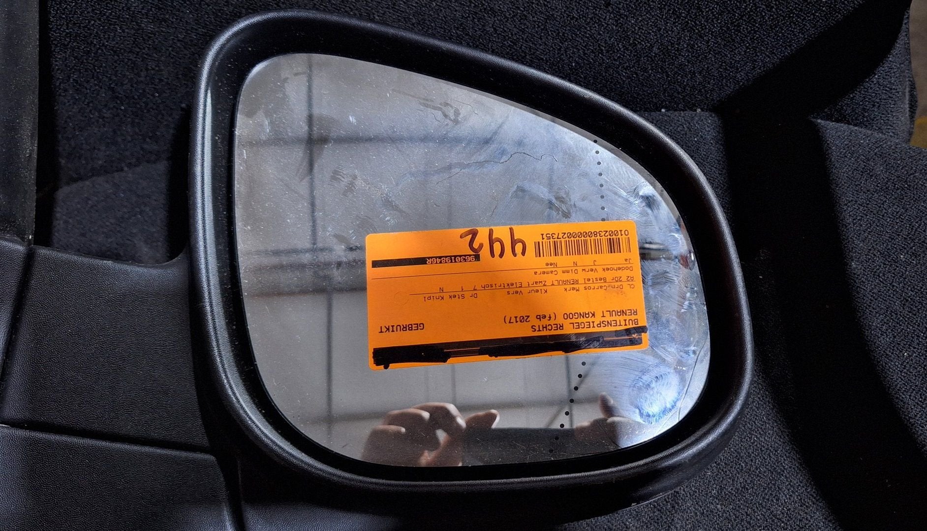 Originele Renault Kangoo Buitenspiegel Rechts (Passagierszij, Gebruikt, -, -, Ophalen of Verzenden