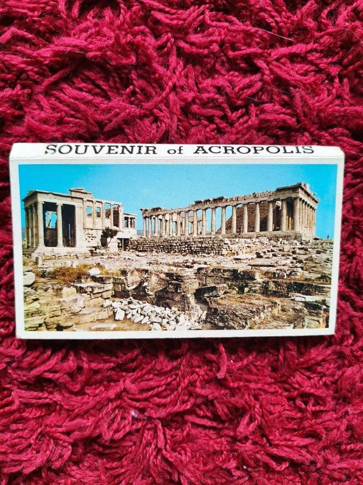 Leporello foto kaart boekje ( Souvenir of Acropolis ), Ophalen of Verzenden, 1980 tot heden, Ongelopen, Overig Europa