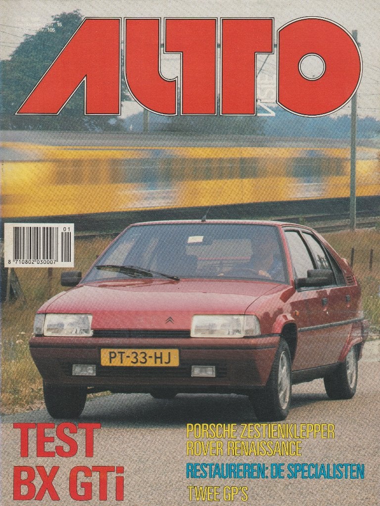 Citroen BX ( RE - GTi - TRD ) testen in Autovisie e.a., Gelezen, Ophalen of Verzenden, Autovisie, Citroën