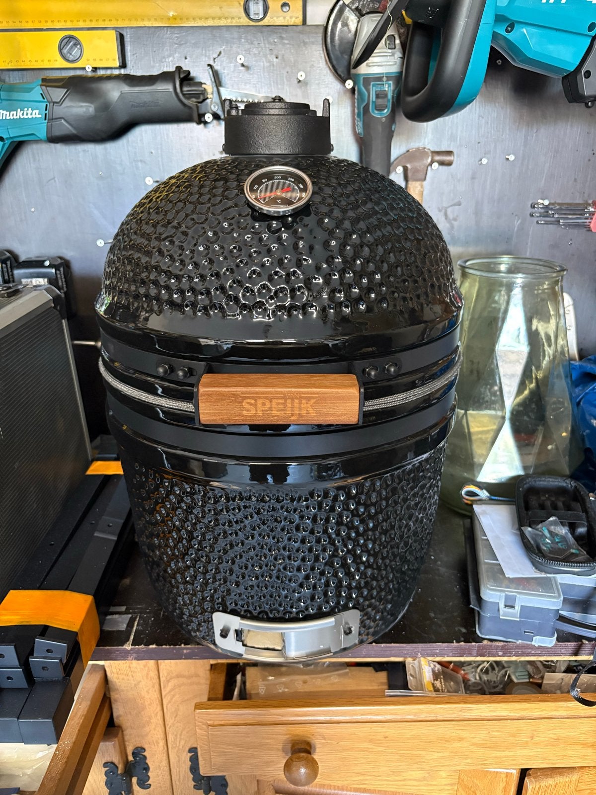 Speijk 15" Kamado BBQ Compact compleet set, Ophalen, Zo goed als nieuw