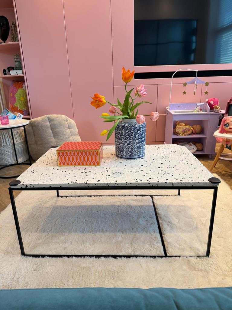 Salontafel miles terazzo Furnified. Marmer, natuursteen, Ophalen, Overige materialen, Gebruikt, 50 tot 100 cm