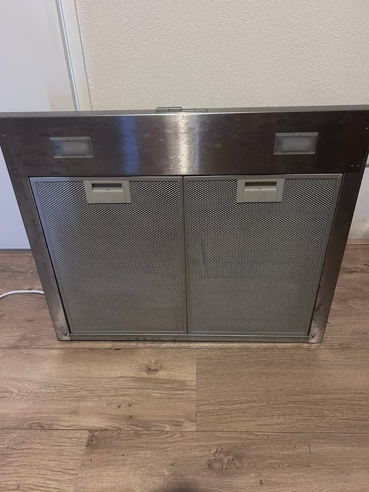 Bosch RVS afzuigkap, Gebruikt, Wandschouwkap, Ophalen of Verzenden, Vrijstaand