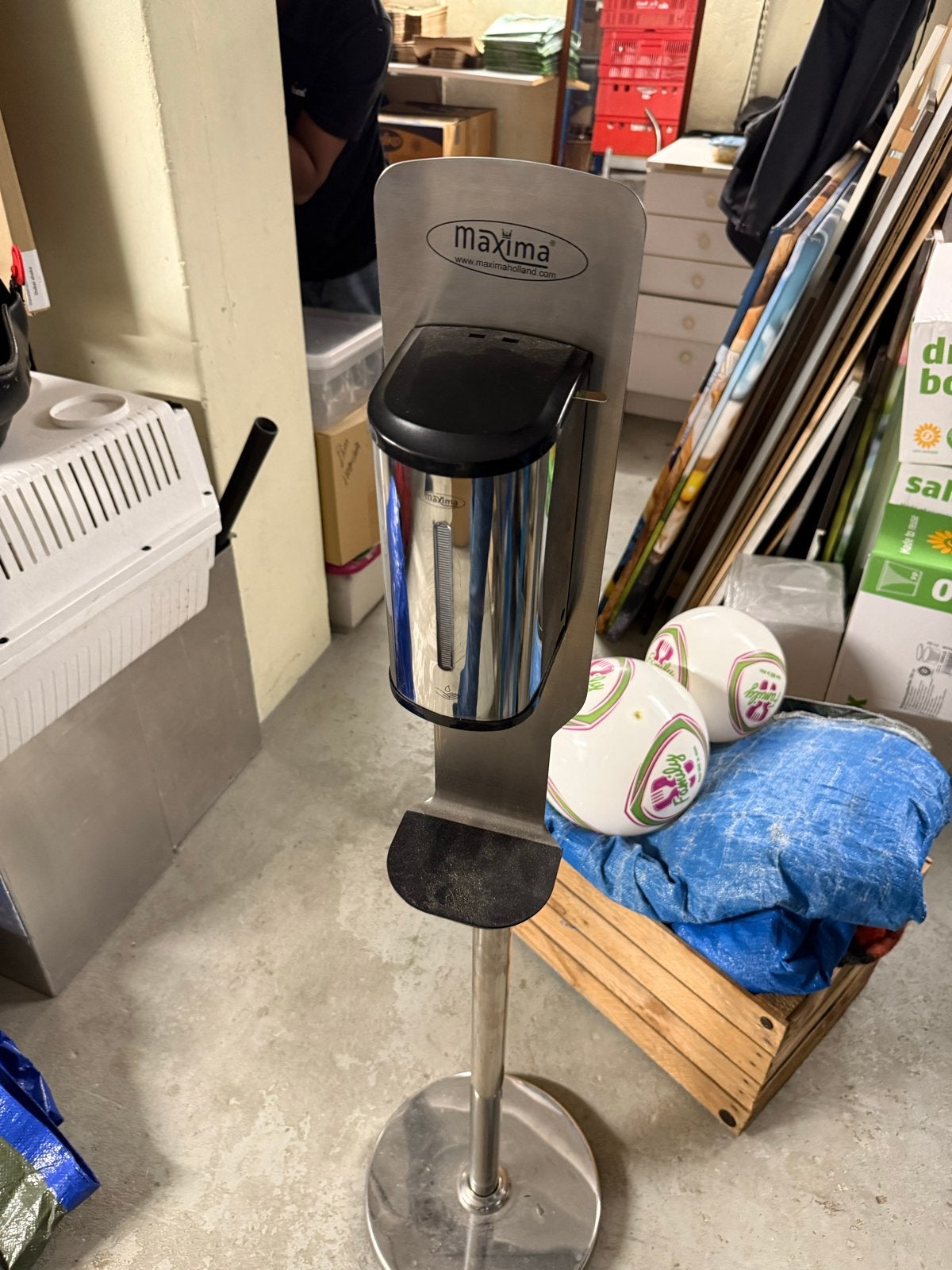 Maxima Paal voor handreiniging - 128 cm hoog, 32 cm breed, Ophalen of Verzenden