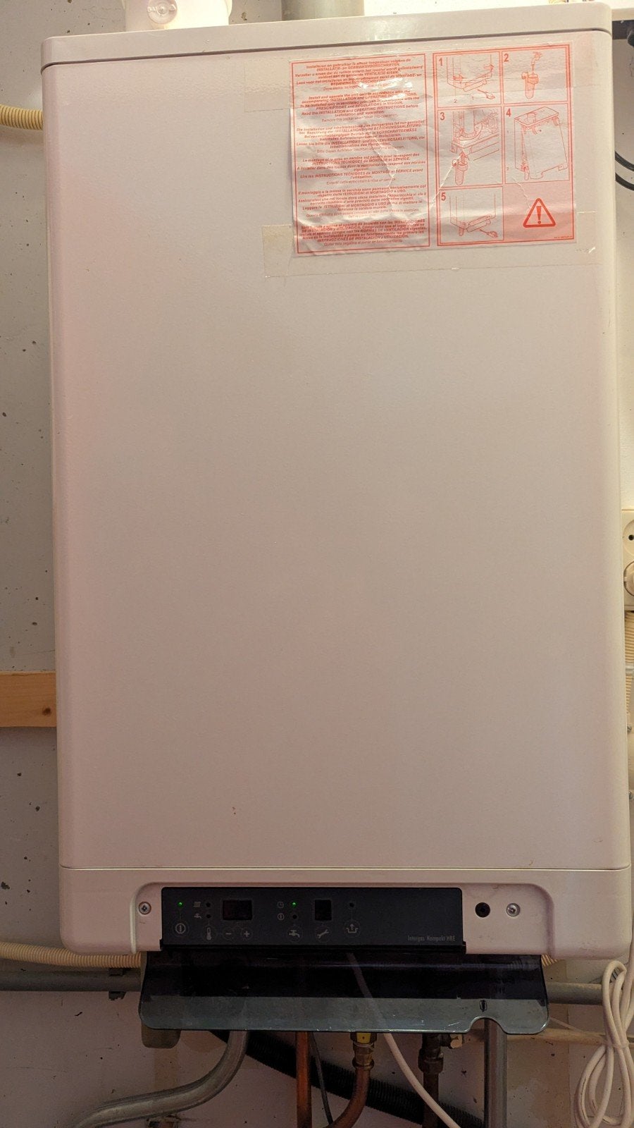 Intergas HRE 36/30 CV-ketel uit 2009 - Goed onderhouden, Ophalen, Gebruikt, Cv-ketel of Combi-ketel, Hoog rendement (Hr)