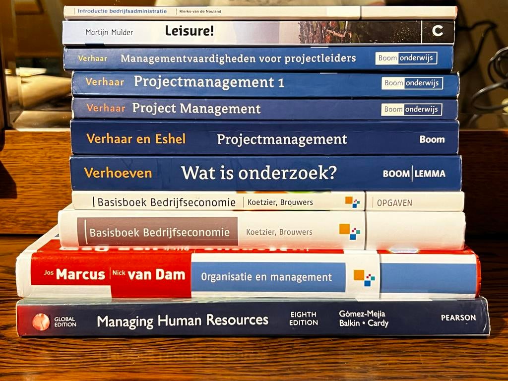 11 studieboeken Leisure Management NHL/Stenden, Boeken, Ophalen of Verzenden, Gamma, Gelezen, HBO