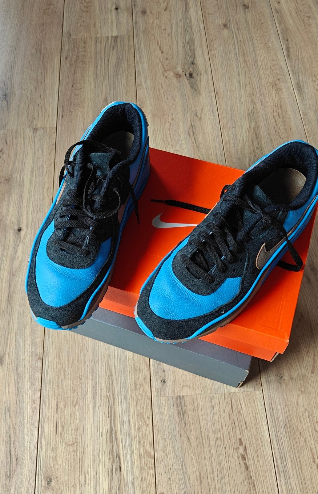 Nike Air sneakers maat 45.5  als nieuw, Kleding | Heren, Blauw, Nike Air, Ophalen of Verzenden, Sneakers of Gympen
