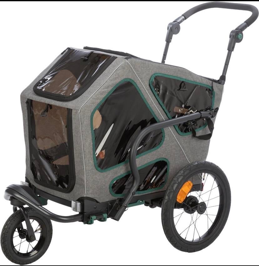 Nieuw Trixie Hondenfietskar met Vering en Opvouwbaar Design, Fietsen en Brommers, Fietsaccessoires | Aanhangers en Karren, Ophalen