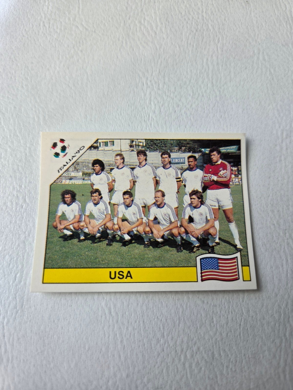 Panini WK 90, Verzamelen, Sportartikelen en Voetbal, Ophalen of Verzenden, Zo goed als nieuw, Buitenlandse clubs, Poster, Plaatje of Sticker