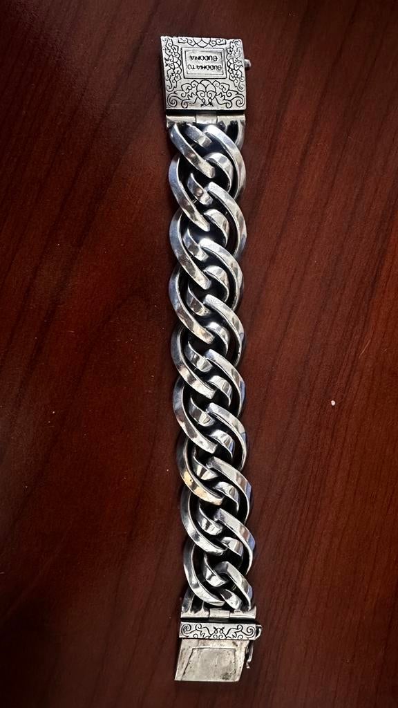 BuddhatoBuddha, Sieraden, Tassen en Uiterlijk, Armbanden, Ophalen of Verzenden, Gebruikt, Zilver, Zilver