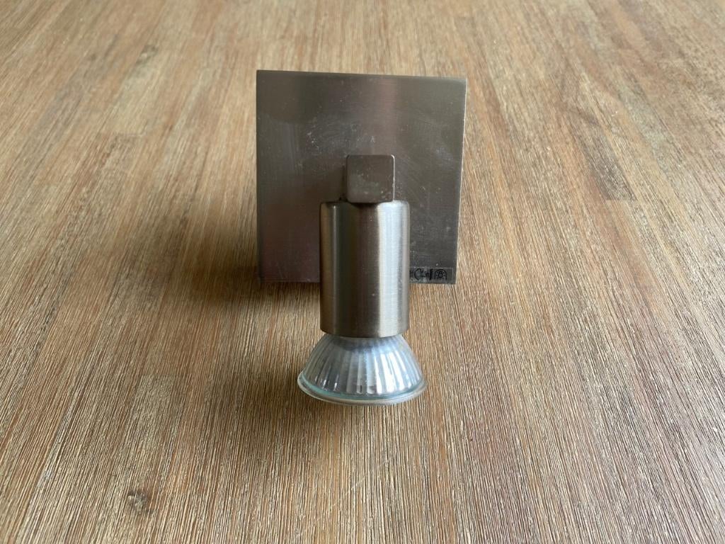 Philips Massive muurspot G10 RVS lamp spots wandlampen light, Ophalen of Verzenden, Zo goed als nieuw, Metaal