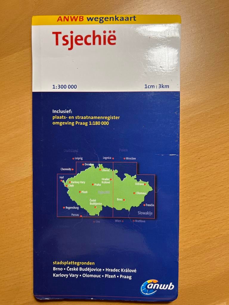 Tsjechië, 2000 tot heden, Ophalen of Verzenden, Landkaart, Zo goed als nieuw
