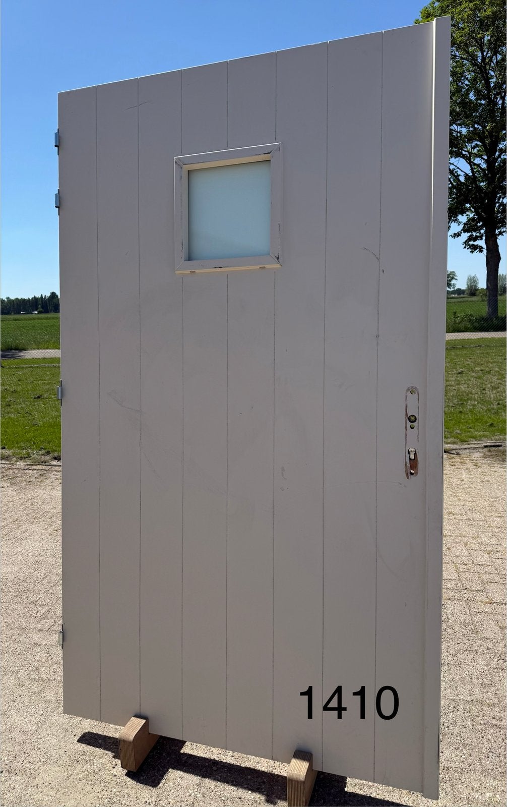 Brede buitendeur, schuifdeur, schuur, vanaf €100,- Nieuw!, Doe-het-zelf en Verbouw, Deuren en Horren, 215 cm of meer, Binnendeur