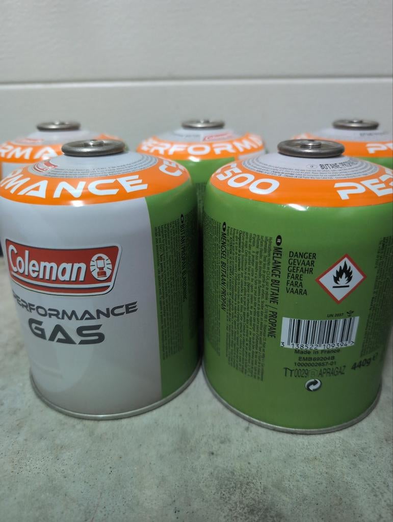 24 stuks Coleman Performance Gas Cartridge schroefdraad, Caravans en Kamperen, Kampeeraccessoires, Ophalen of Verzenden