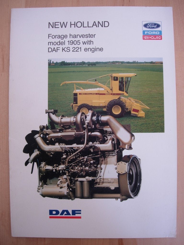New Holland Motor Onderdelencatalogus 1990 Ford Fordson DAF, Verzenden, New Holland, Zo goed als nieuw, Catalogus