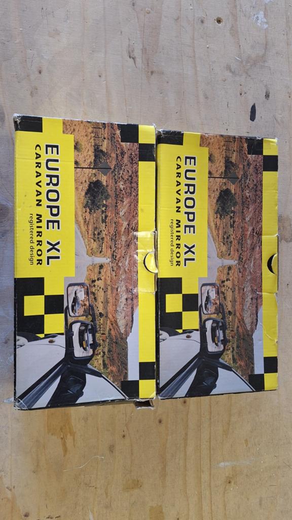 EUROPE XL Caravan Spiegels - Set van 2, Caravans en Kamperen, Caravan accessoires, Nieuw, Ophalen of Verzenden