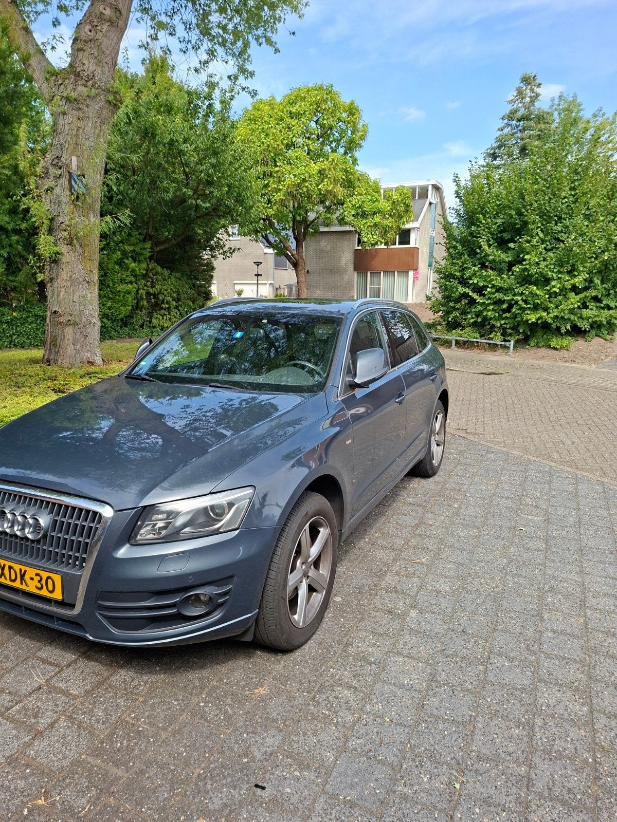 Audi Q5 2.0 Tfsi Quattro S-tronic 2009 Grijs, Auto's, Automaat, Vierwielaandrijving, Particulier, 211 pk