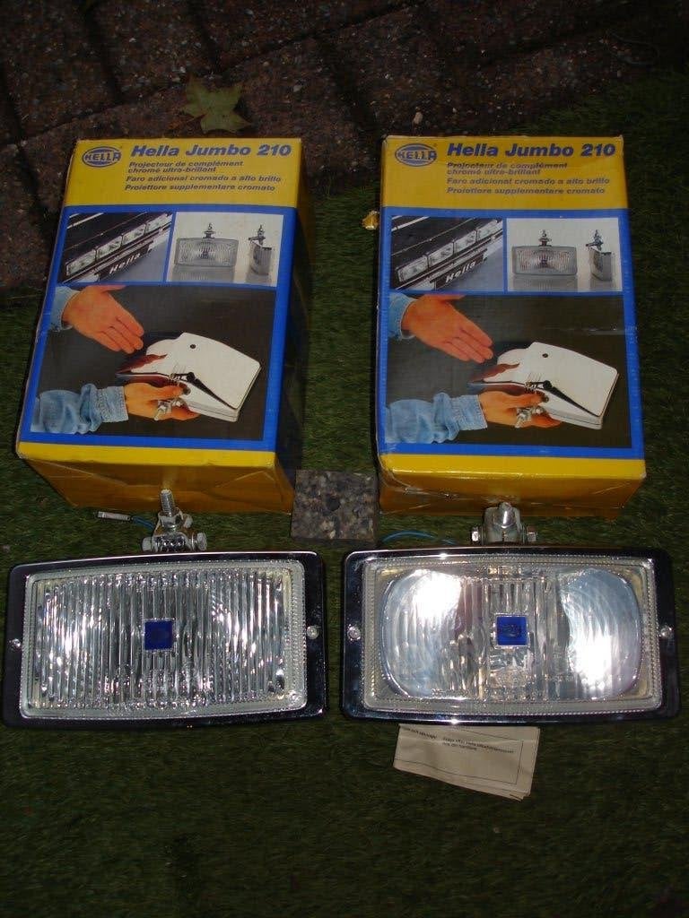 HELLA JUMBO 210 HALOGEN DRIVING LAMP VINTAGE CLASSIC, Auto-onderdelen, Ophalen, Nieuw, Universele onderdelen
