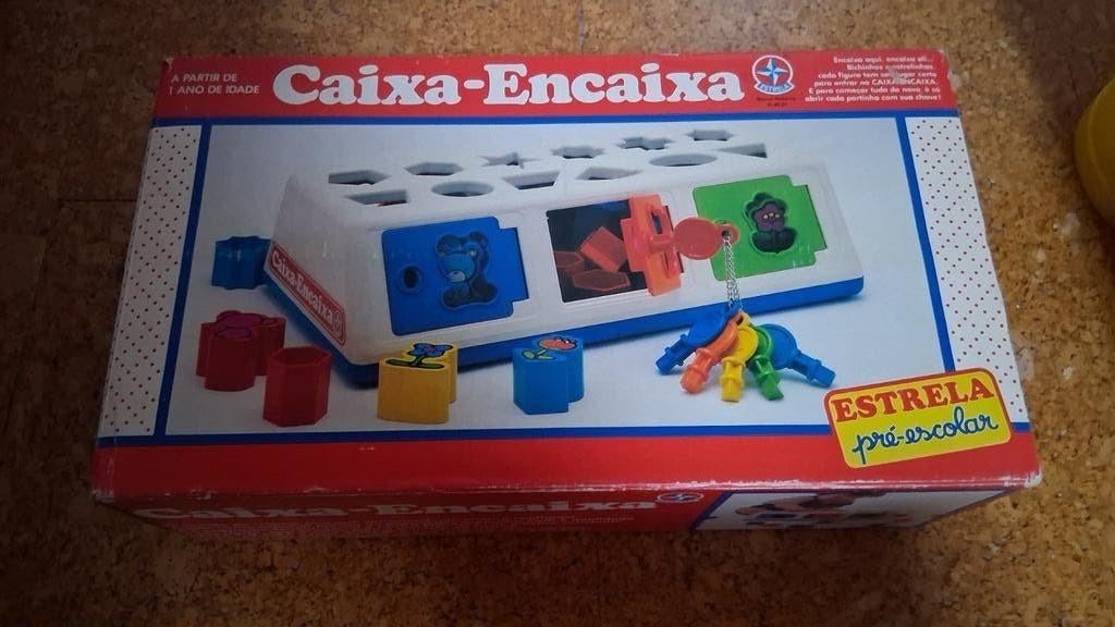 Estrela Caixa-Encaixa Vormenstoof met Sleutels, Ophalen of Verzenden, Gebruikt, Puzzelen