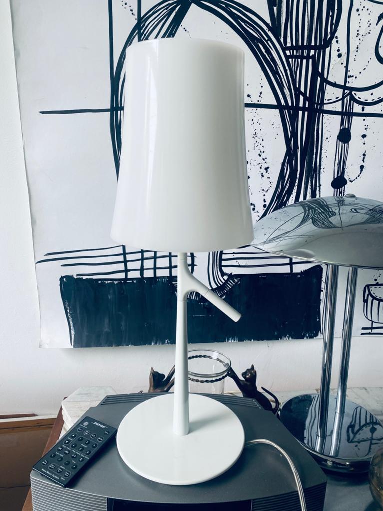 Foscarini Birdie Tafellamp - Ludovica & Roberto Palomba, Kunststof, Italiaans Design, Ophalen of Verzenden, Zo goed als nieuw