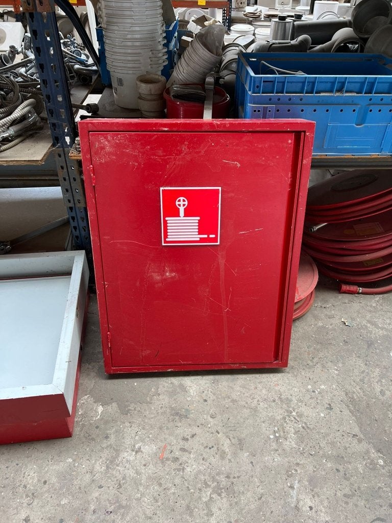 Brandhaspel kasten (metalen), Huis en Inrichting, Ophalen, Gebruikt, Brandkast