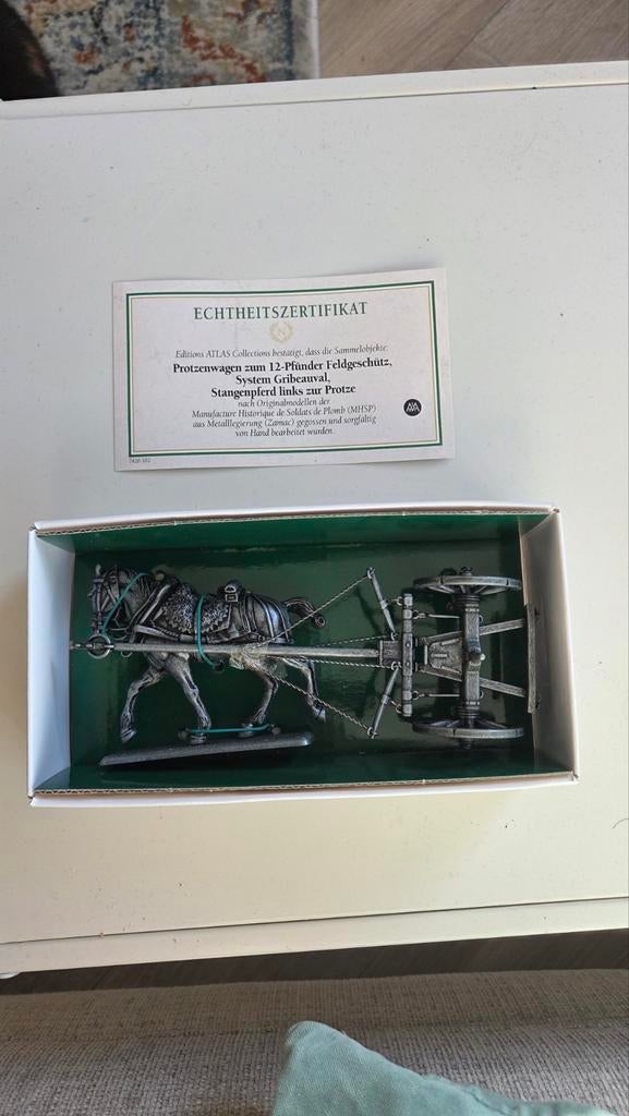 Napoleontische Protzenwagen met paard - Atlas Collections, Ophalen of Verzenden
